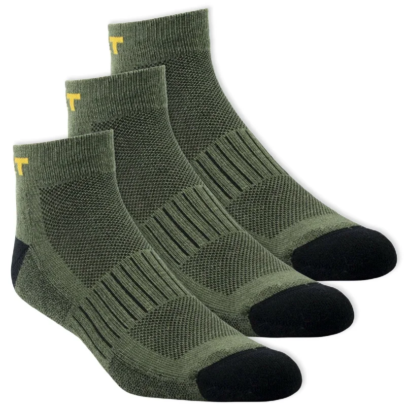 Modern polka socks-Ariat AriatTEK High Performance Quarter Crew 3-Pack Socks