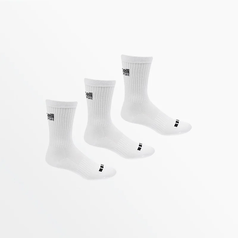 Cushioned bamboo socks-BASICS CS-COOL LIGHTWEIGHT CREW SOCKS