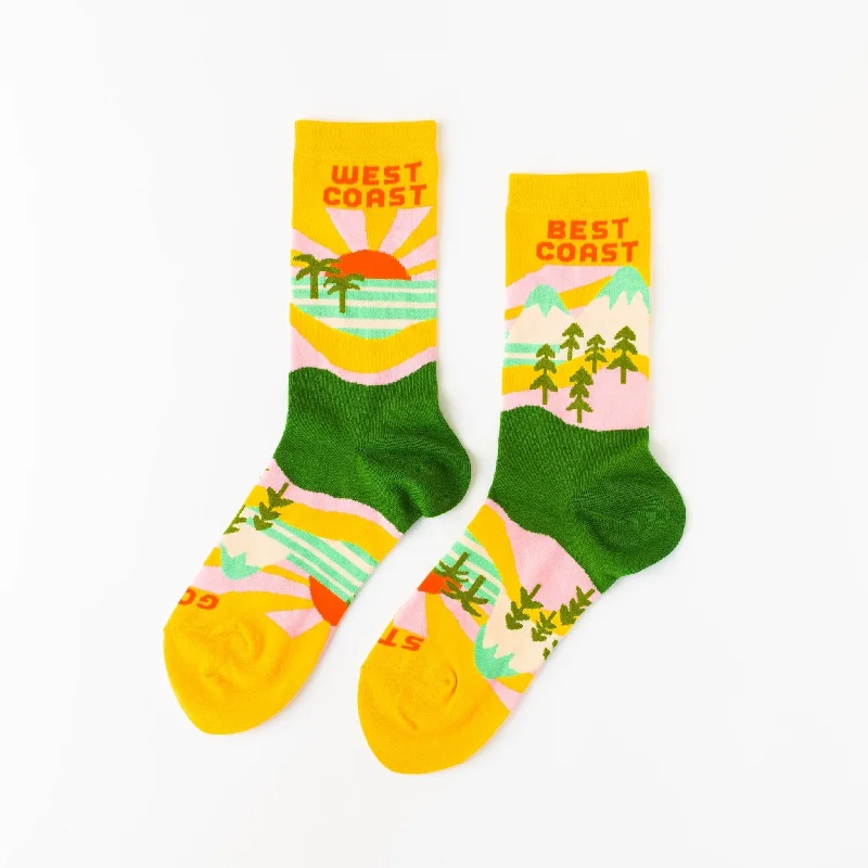 Performance ankle socks-Best Coast Crew Socks - Small