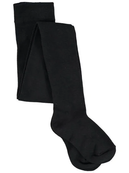 Thick fleece socks-Bonds Comfy School Tight - Black