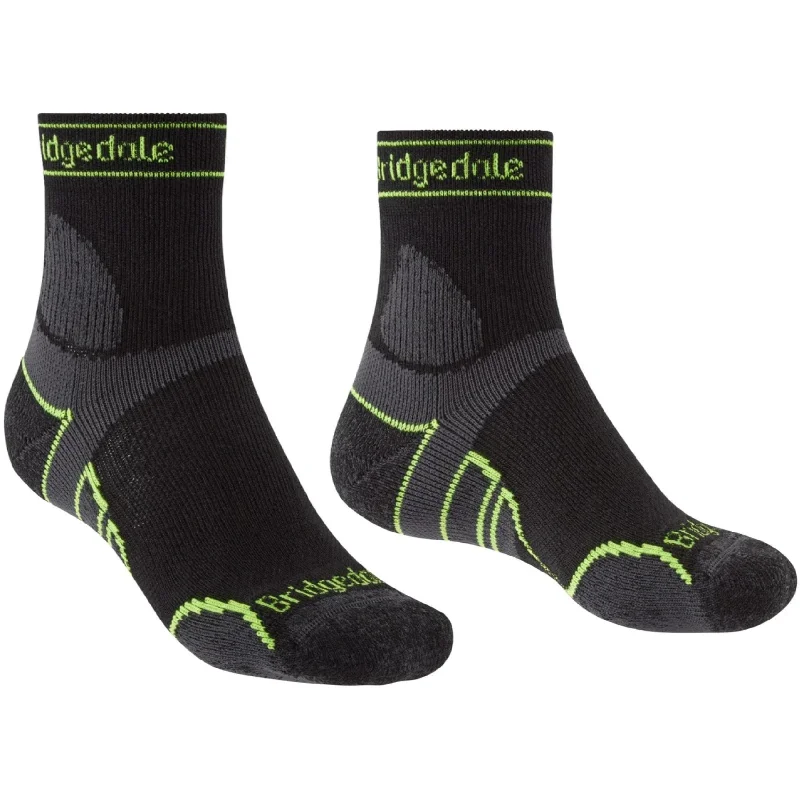 Athletic cozy socks-Bridgedale Mens Lightweight T2 Merino Sport 3/4 Crew Socks