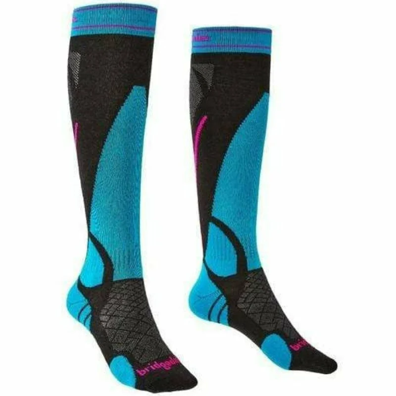 Cushioned wool crew-Bridgedale Womens Lightweight OTC Ski Socks