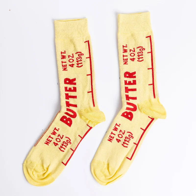 Sporty alpaca socks-Butter Crew Socks - Large