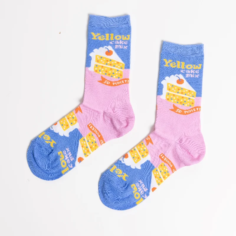 Classic orange socks-Cake Crew Socks - Small