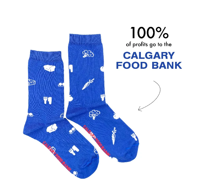 Anti-slip running socks-Calgary Food Bank Fundraiser Mismatched Socks