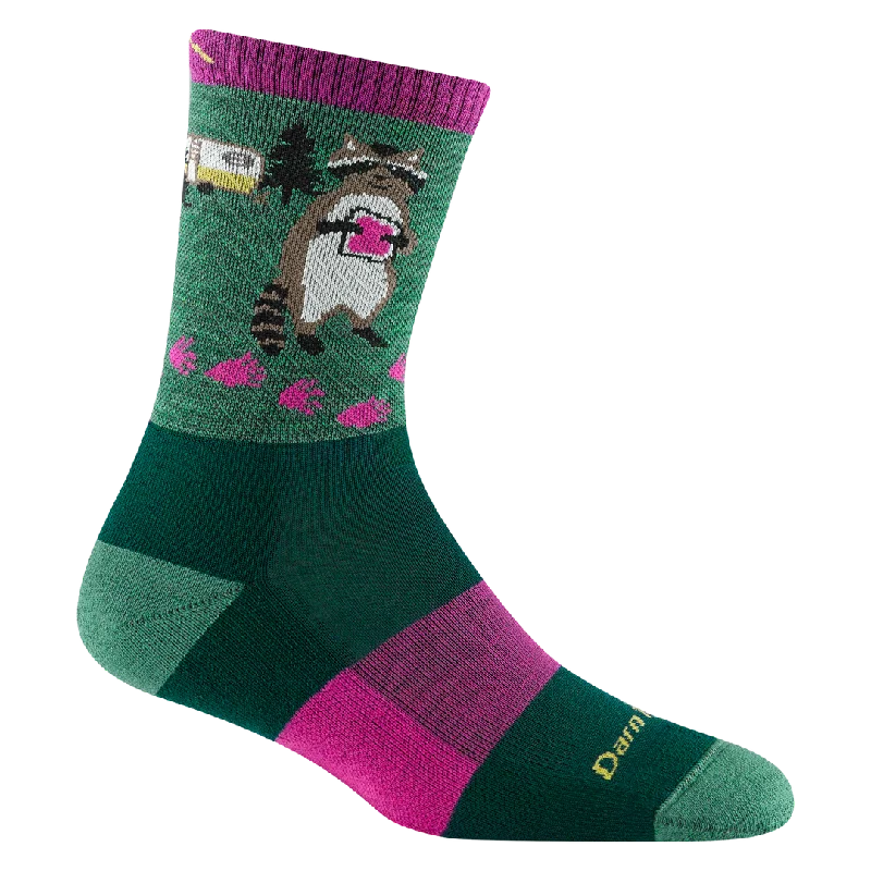 Anti-slip lounge socks-Critter Club Micro Crew Lightweight With Cushion