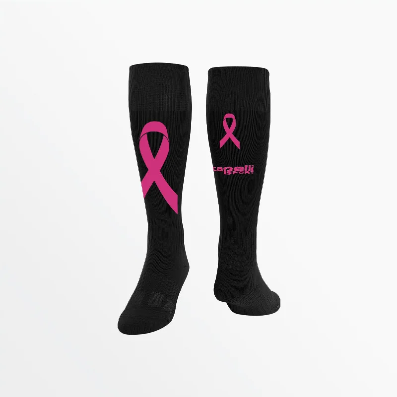 Casual knit socks-CS ⅠⅠ BREAST CANCER AWARENESS SOCK WITH ANKLE SUPPORT