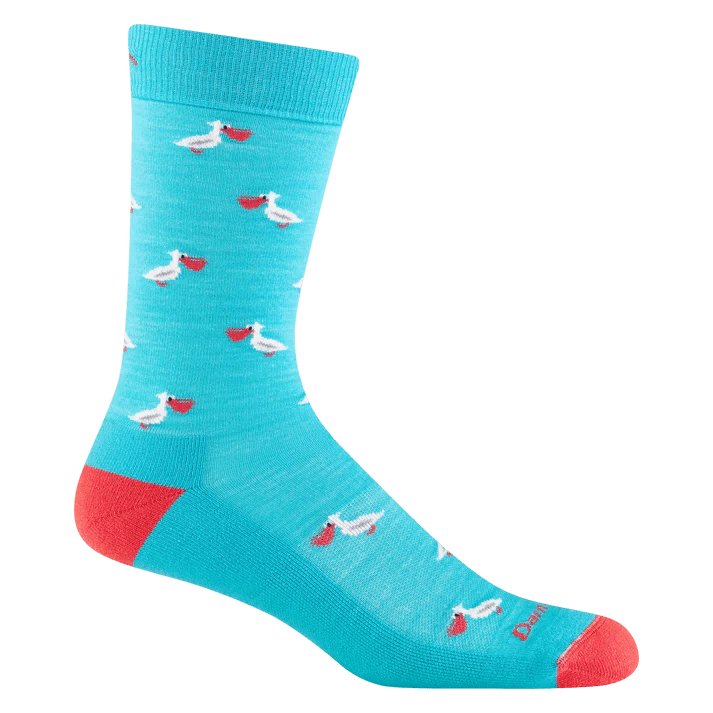 Performance trail socks-Darn Tough Mens Pelican Crew Lightweight Lifestyle Socks