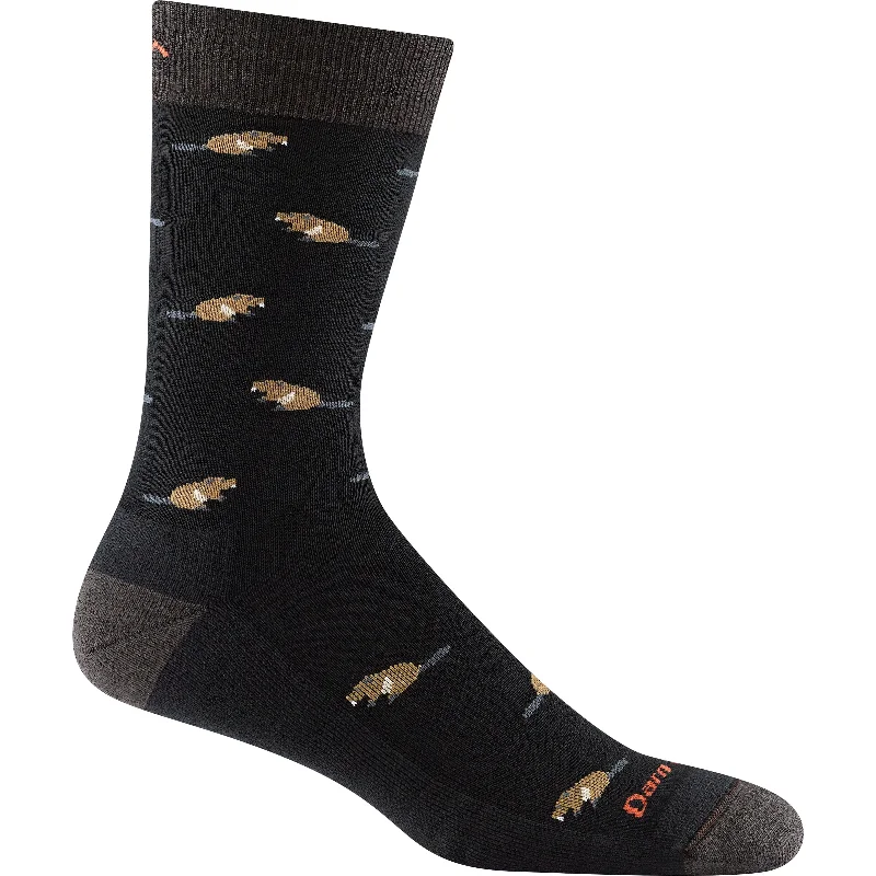 Compression bamboo socks-Darn Tough Mens Sawtooth Crew Lightweight Lifestyle Socks