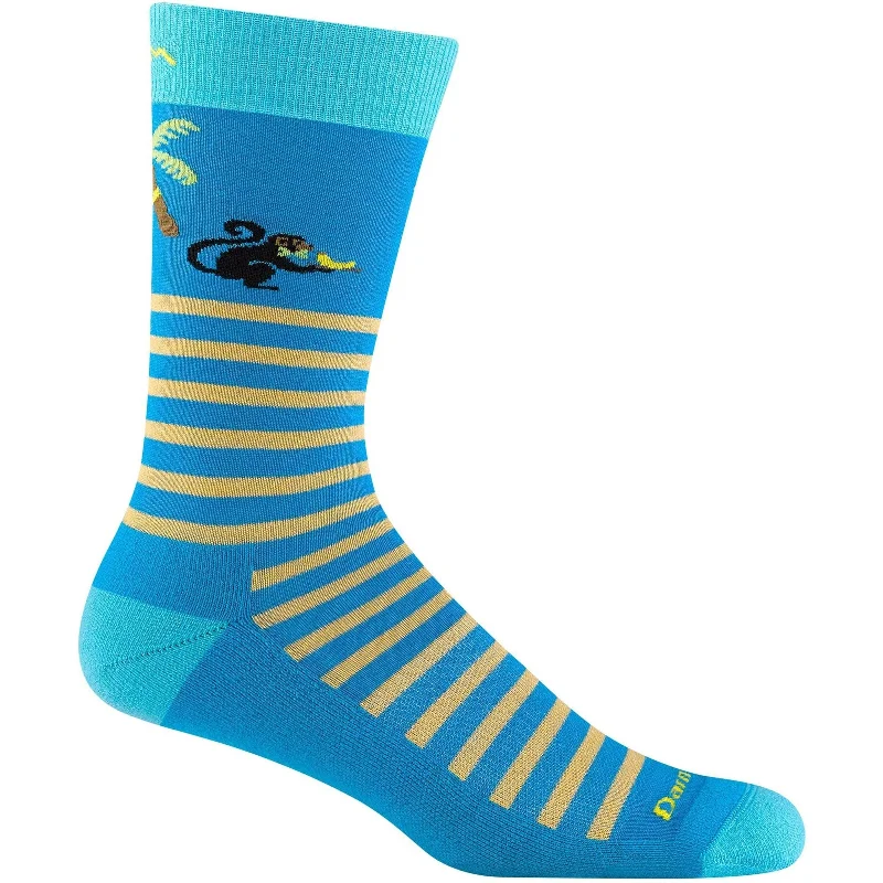 Premium knit socks-Darn Tough Mens Wild Life Crew Lightweight Lifestyle Socks - Clearance