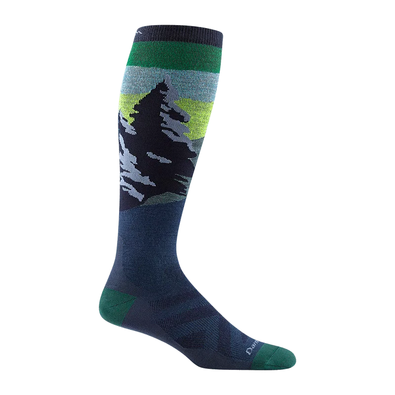 Thin bamboo socks-Darn Tough Mens Solstice Over-The-Calf Lightweight Ski & Snowboard Socks