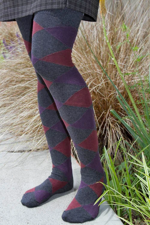 Charcoal/Plum/Burgundy