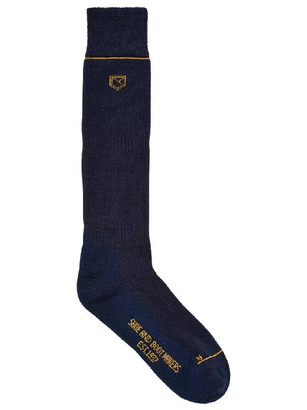 Casual fuzzy socks-Dubarry Mens Kilrush sock Navy Olive