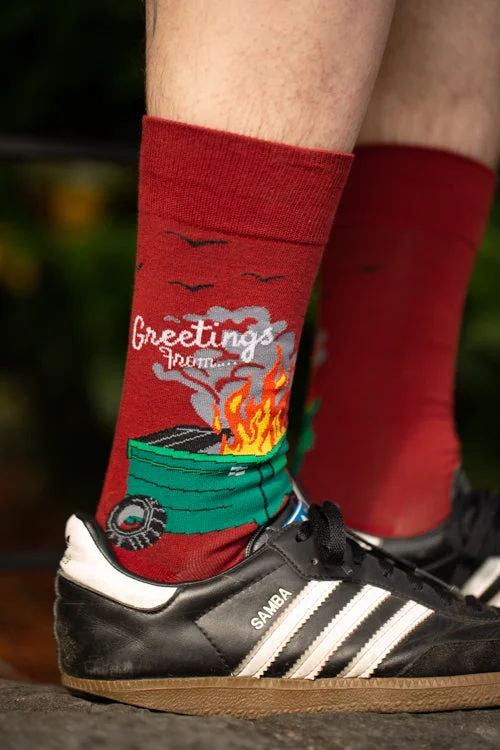 Anti-slip knit socks-Dumpster Fire Crew