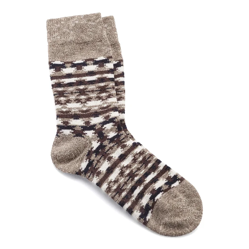 Fuzzy bedtime socks-Linen Socks