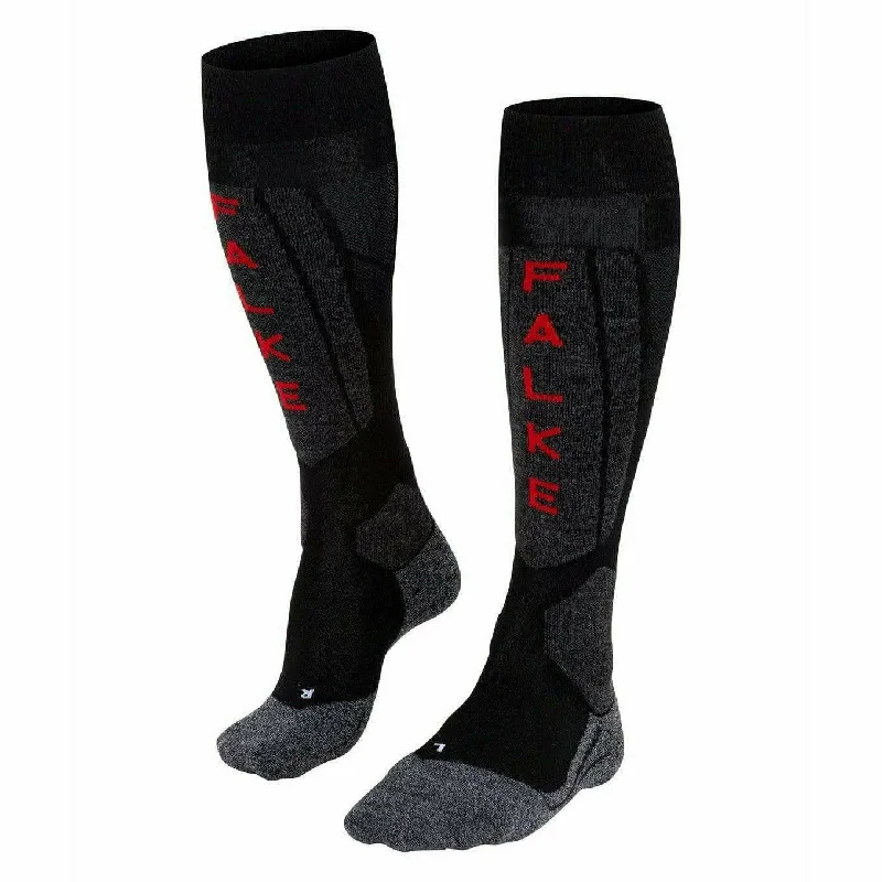 Thin alpaca socks-FALKE Womens SK5 Silk Ski Socks