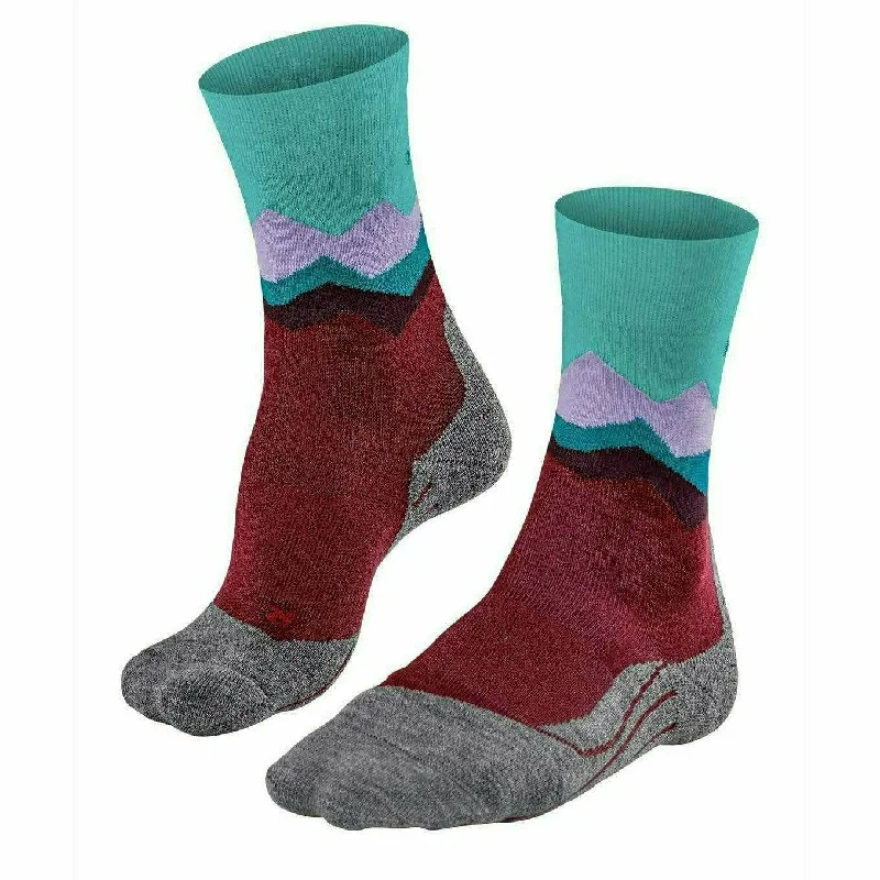 Bright wool socks-FALKE Womens TK2 Explore Trekking Crew Socks - Clearance