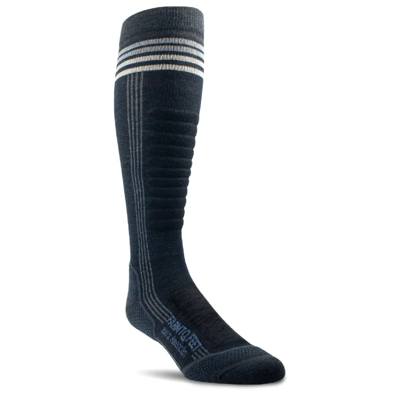 Premium holiday socks-Farm to Feet Waitsfield 2.0 Light Targeted Cushion Ski Socks