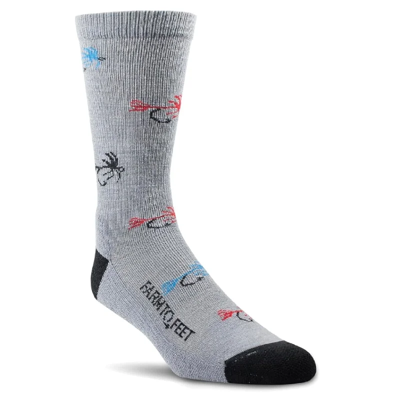 Soft thermal socks-Farm to Feet Yellowstone Light Cushion Crew Socks