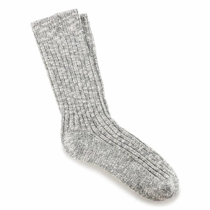 Organic fuzzy socks-Fashion Cotton Slub M