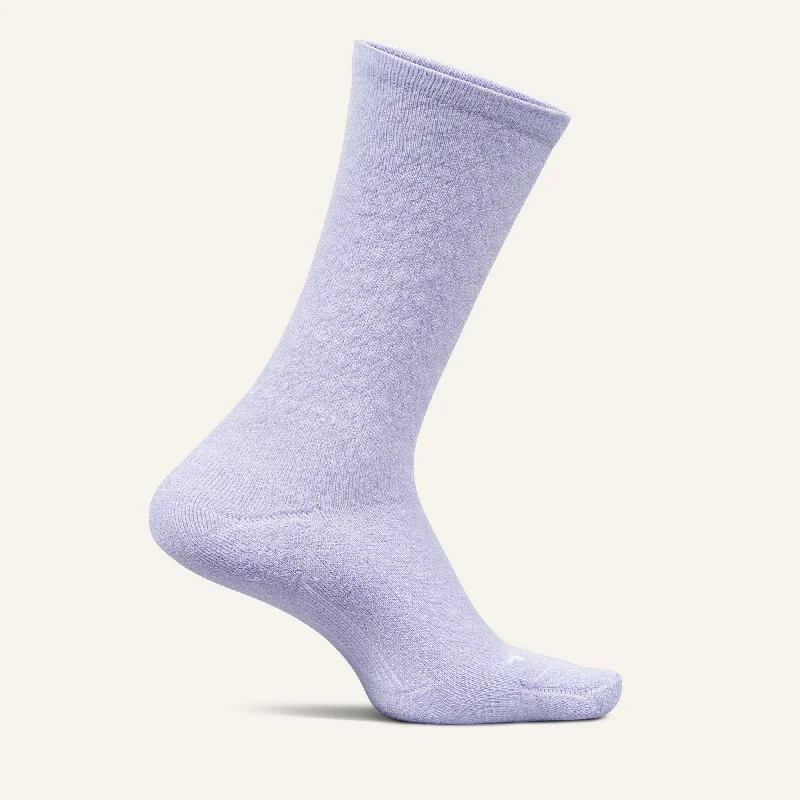 Casual cozy socks-Feetures Womens Everyday Max Cushion Diamond Texture Crew Socks