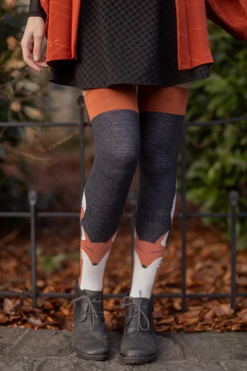 Luxury bamboo socks-Foxy Over the Knee Socks