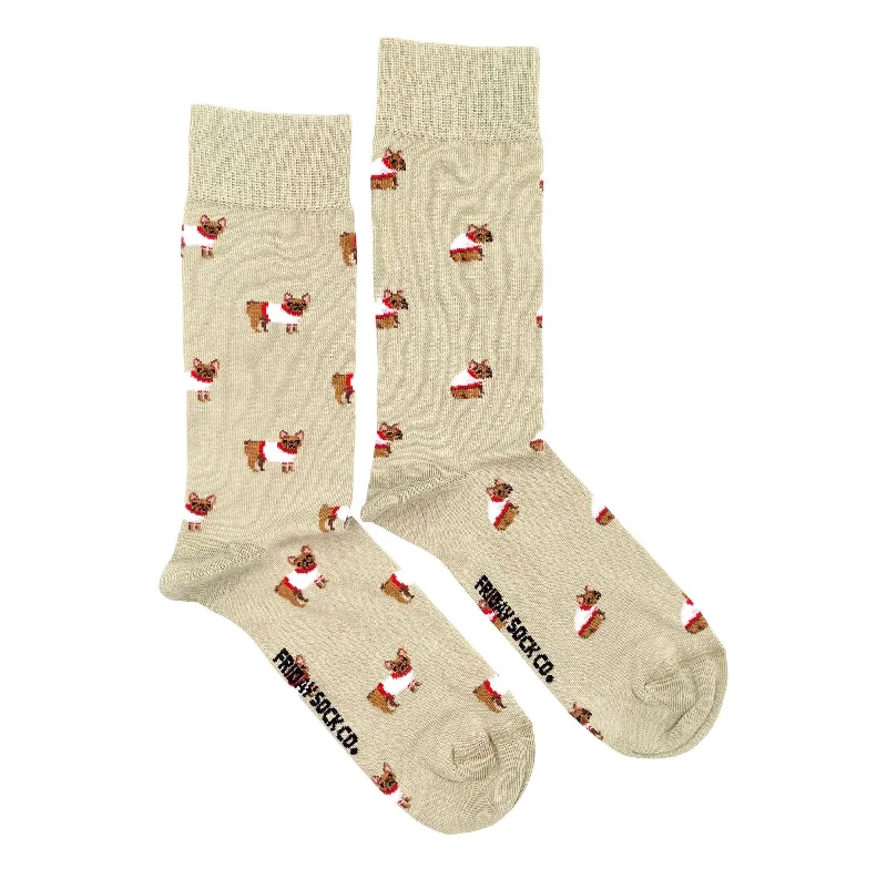 Playful fruit socks-French Bulldog Mismatched Socks M