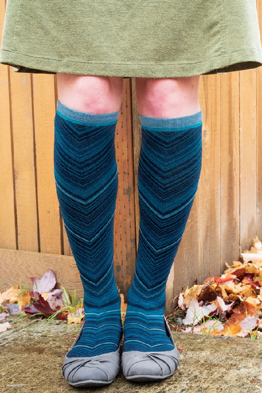 Organic thermal socks-Full Flattery Compression Knee High