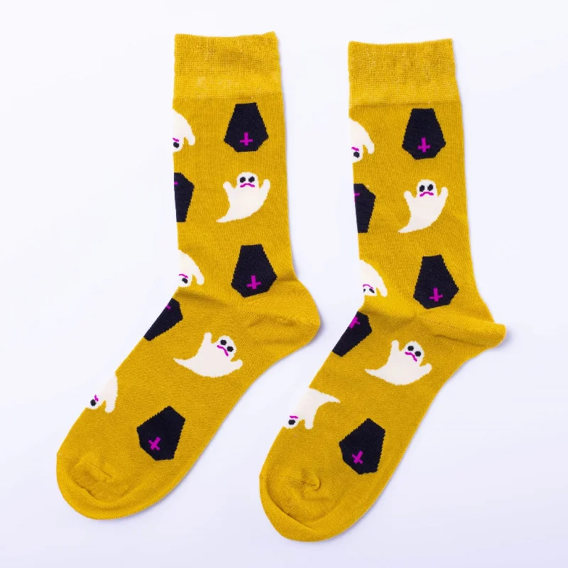 Natural hemp socks-Ghost Crew Socks - Large