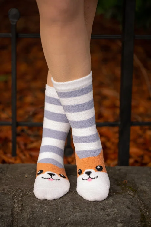 Premium knit socks-Hey Corgeous Slipper Socks