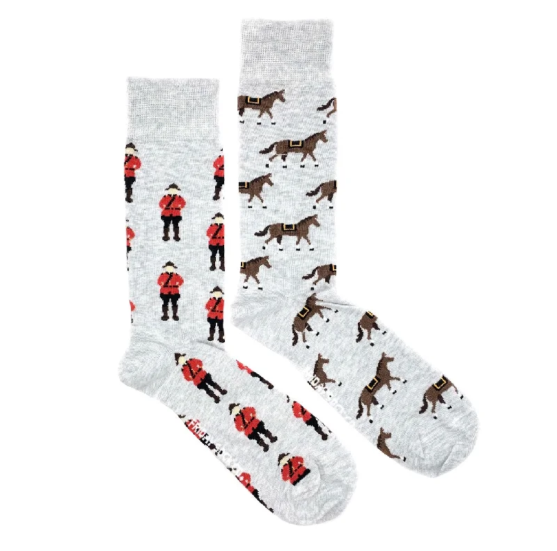 Soft alpaca socks-Horse & Mountie Socks M