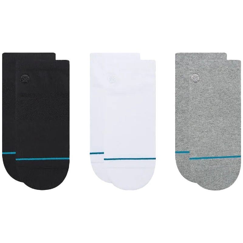 Minimalist white crew-Icon Low 3-Pack