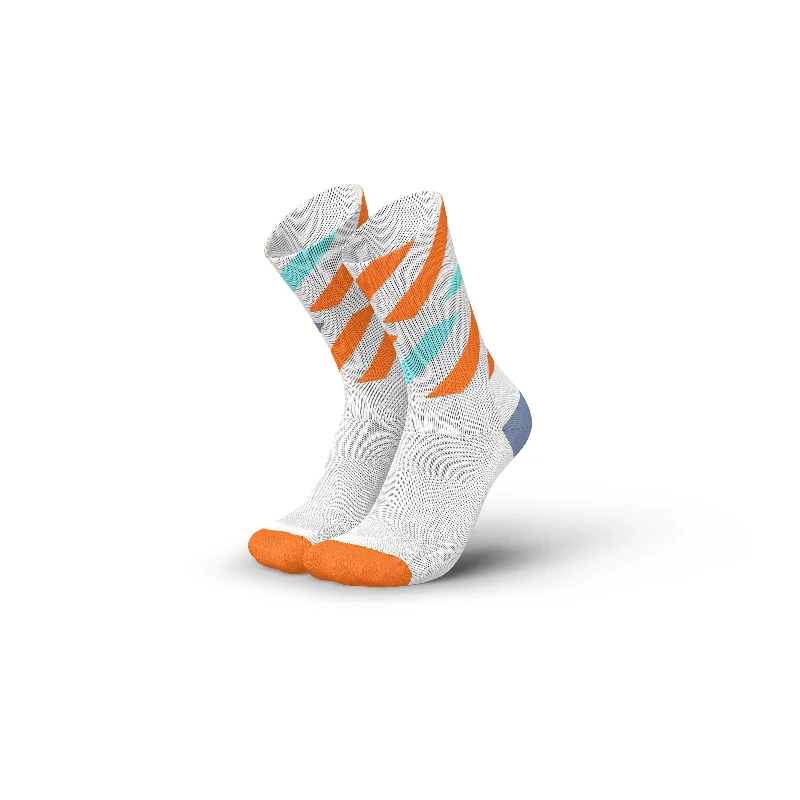 Adorable bunny socks-INCYLENCE RUNNING SOCKS - PLATFORMS WHITE ORANGE