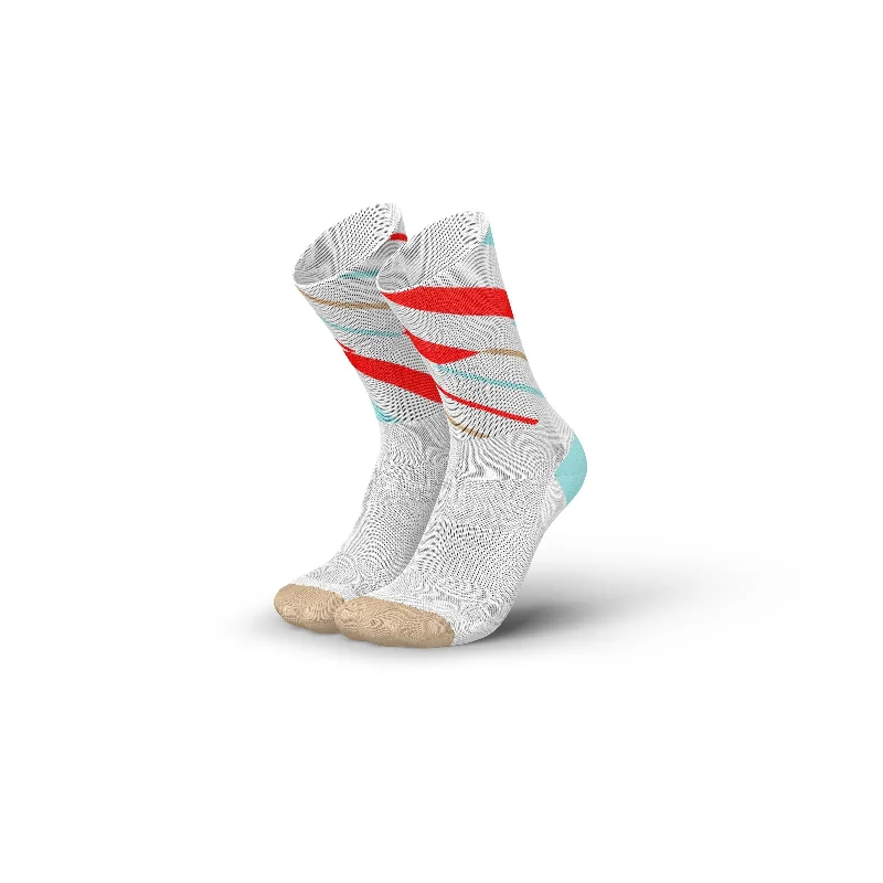 Cute holiday socks-Incylence Ultralight Socks - Angles Mint Inferno