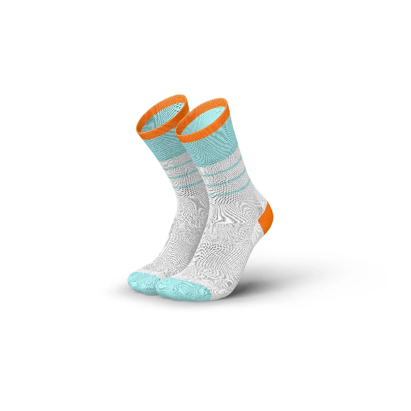 Minimalist white crew-INCYLENCE ULTRALIGHT STRIPES V2 MINT ORANGE