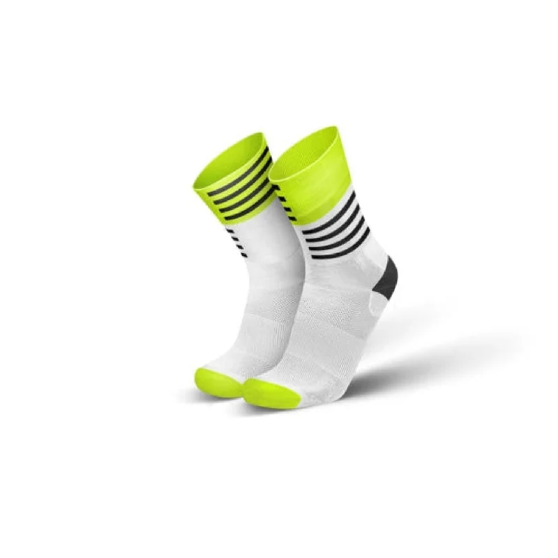 Quirky athletic socks-INCYLENCE Ultralights Wings Socks - White Canary