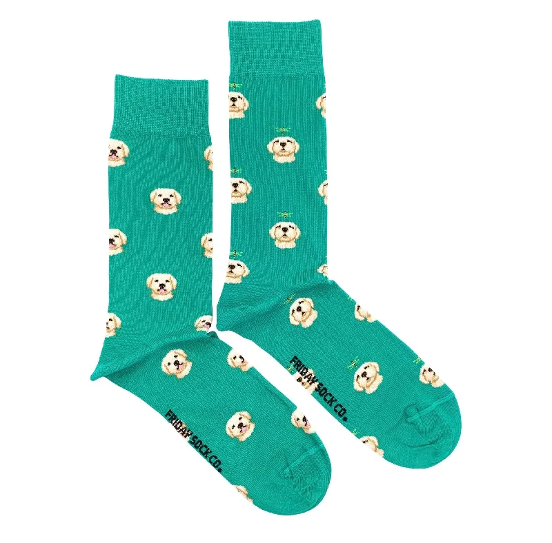 Cozy animal socks-Labrador Mismatched Socks M