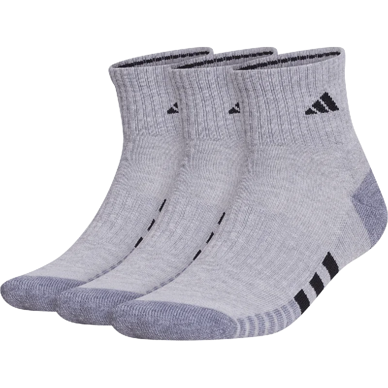 Organic fuzzy socks-Men's Cushioned 3.0 Quarter 3-Pack