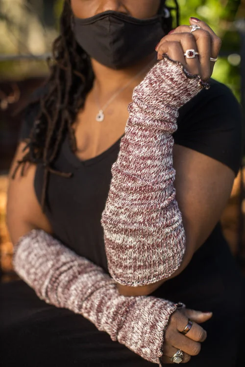 Durable cozy socks-Marled Scrunchable Arm Warmer