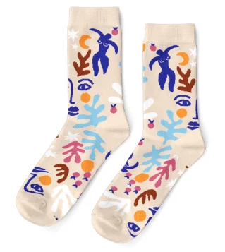 Fuzzy thermal socks-Matisse Crew Socks - Small