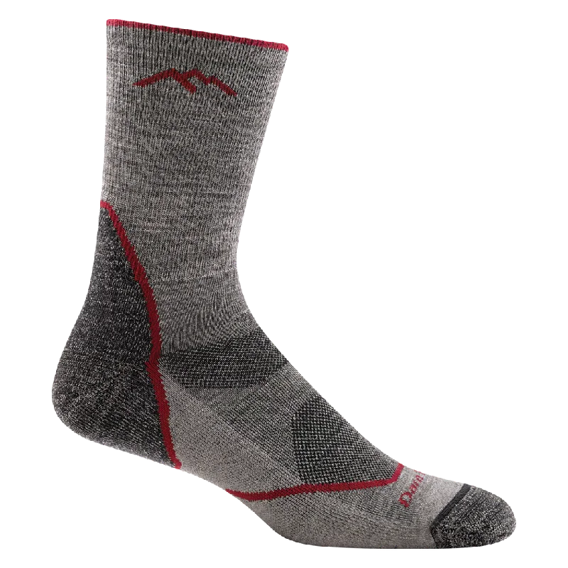 Lightweight thermal socks-Men's Light Hiker Micro Crew Lightweight Hiking Sock with Cushion