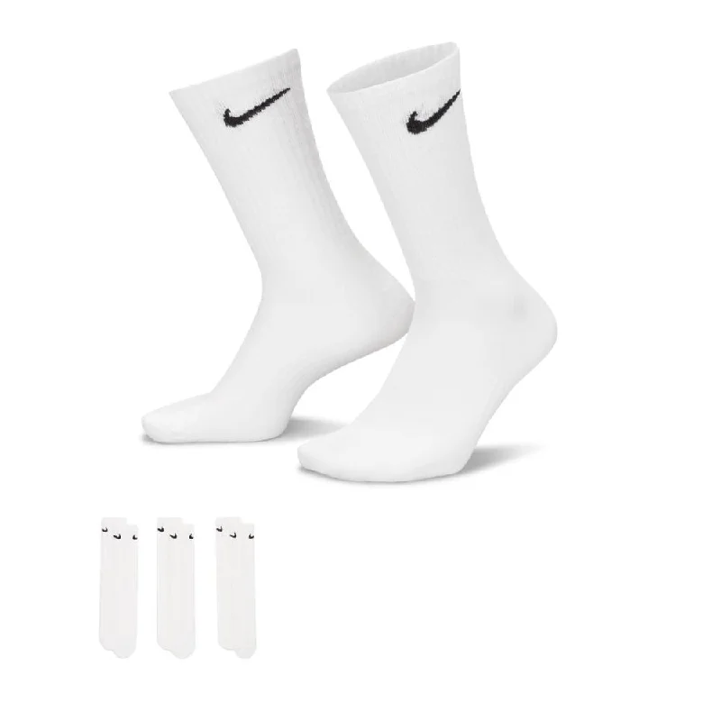 Striped cotton socks-Nike Men's Everyday Lightweight Training Crew Socks (3 Pairs)