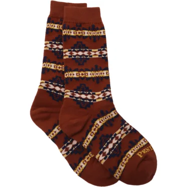 Soft merino crew-Pendleton Desert Dawn Cotton Crew Socks