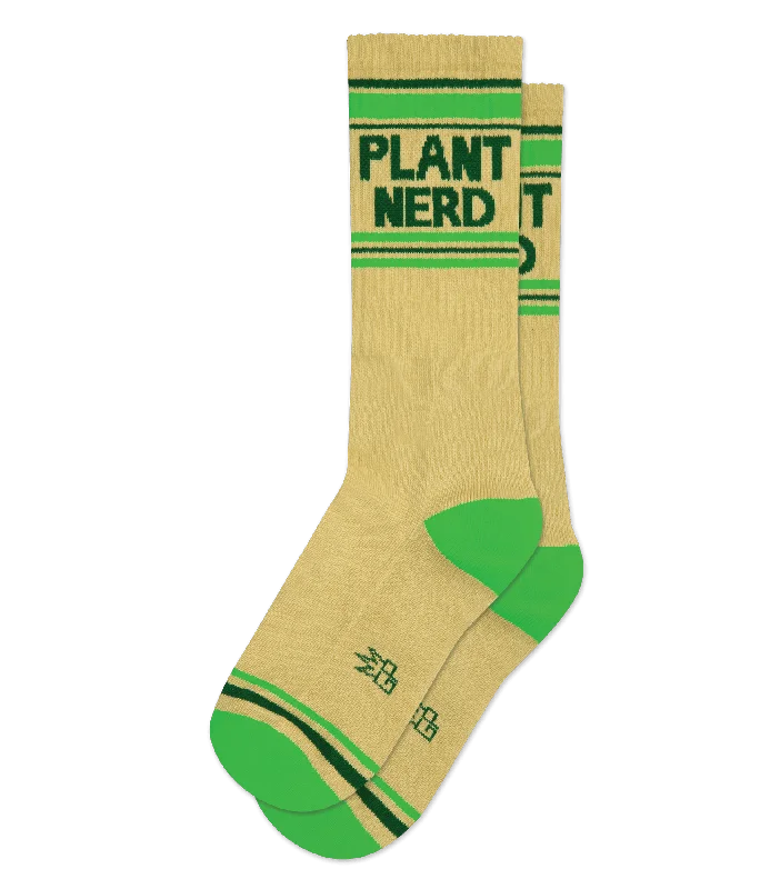 Casual mid-calf socks-Plant Nerd Socks from Gumball Poodle