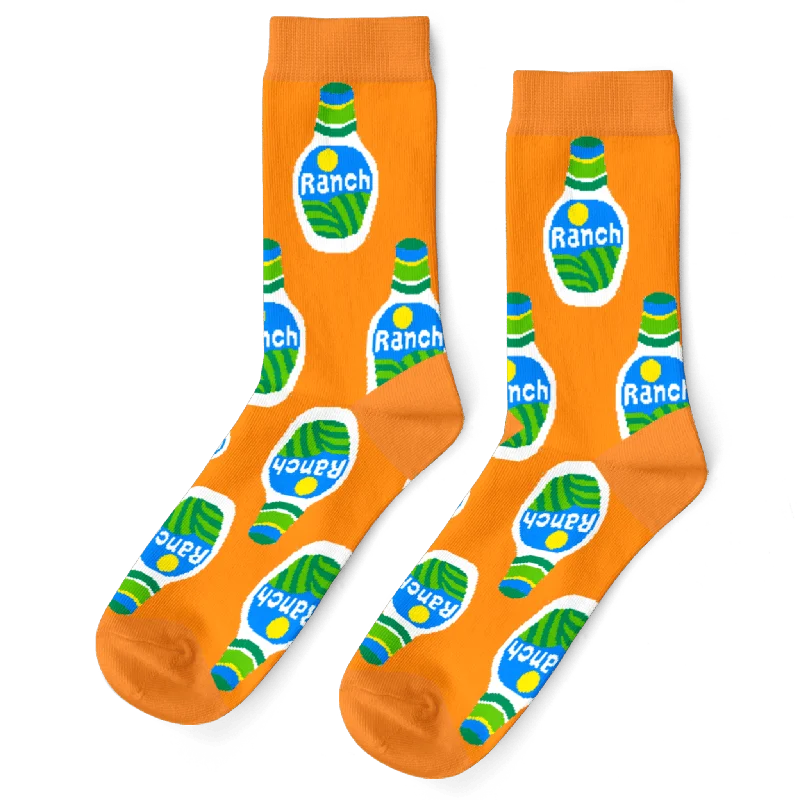 Premium bamboo socks-Ranch Crew Socks - Large