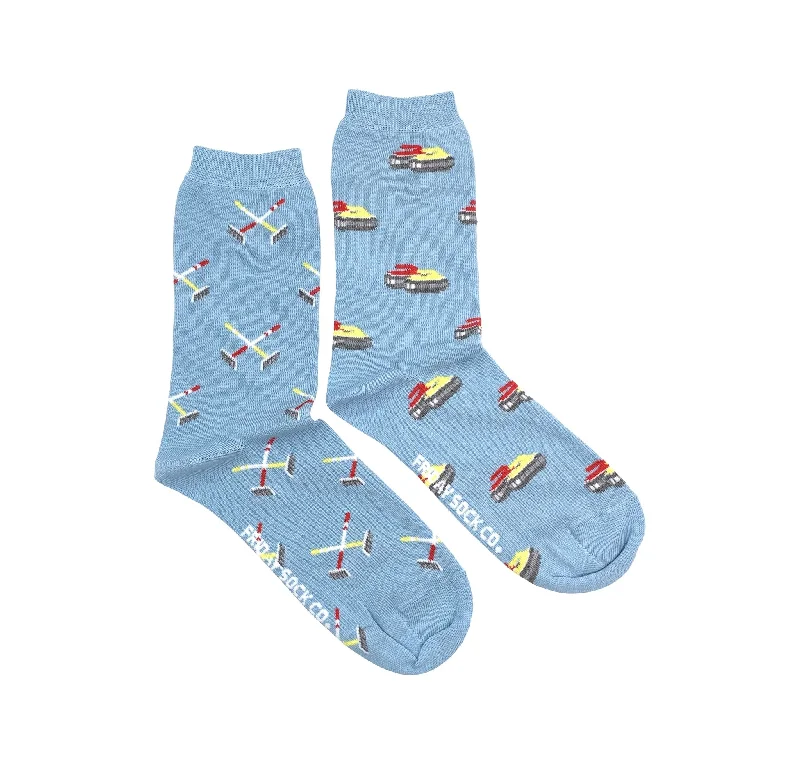 Cozy cotton socks-Rock & Broom Curling Socks