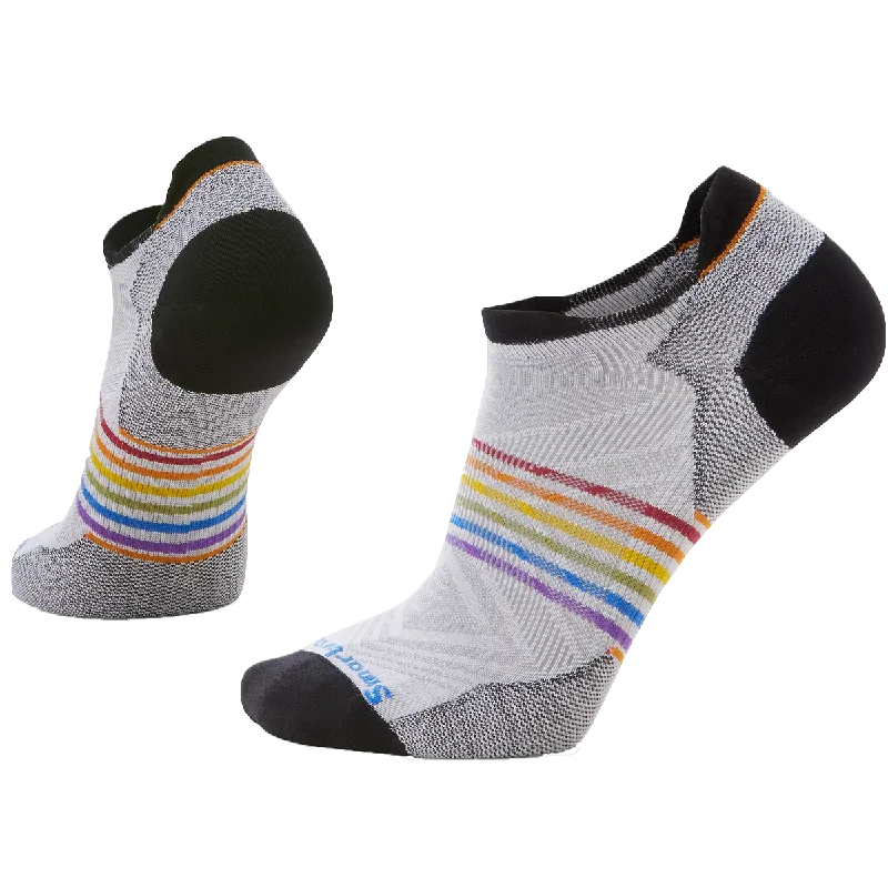 Plush athletic socks-Run Zero Cushion Pride Ankle