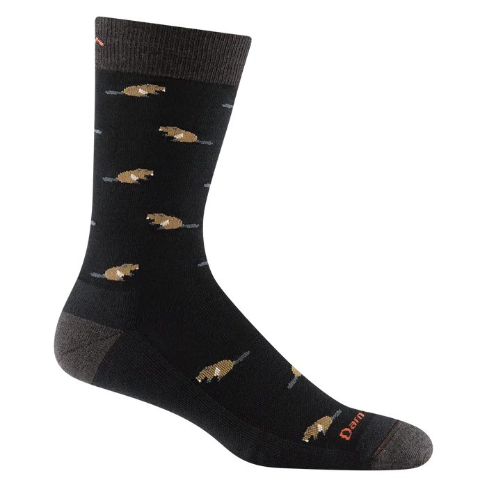 Retro cozy socks-SAWTOOTH CREW LIGHTWEIGHT WITH CUSHION