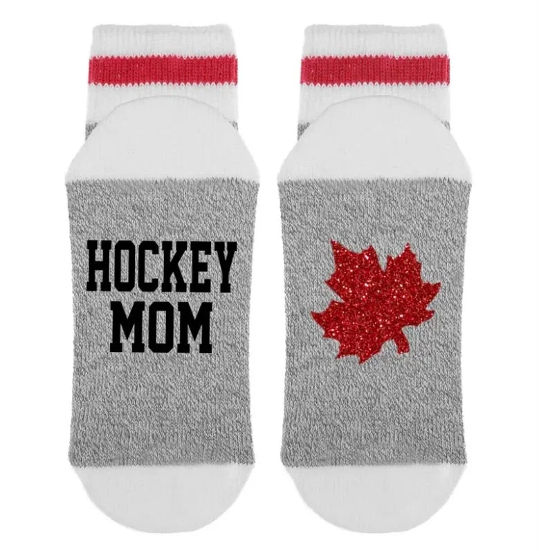 Fun zigzag socks-SOCK *ITM-HOCKEY MOM