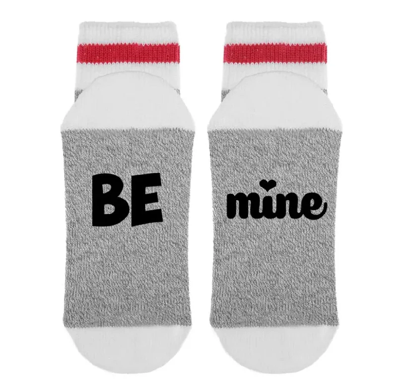 Elegant bamboo socks-SOCK *DIRTY TO ME "BE MINE" SOCK